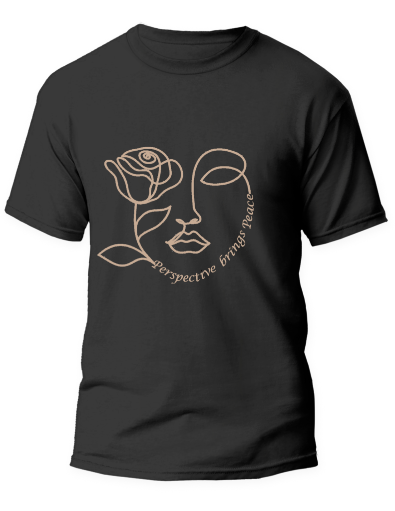 “Her Perspective” T-Shirt (Black) | The Perspective Planner